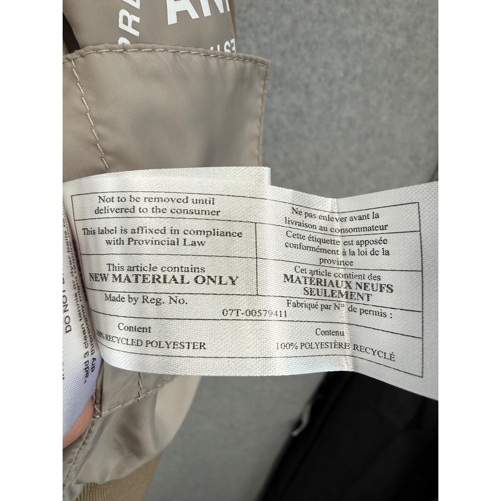 Alp N Rock Metro II Bomber Jacket Womens M Tan Quilted Primaloft Eco-Friendly - Picture 7 of 11